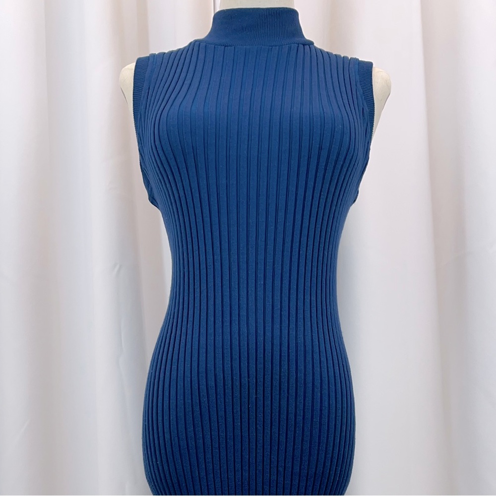 Zara knit midi dress sleeveless size usa xs-s